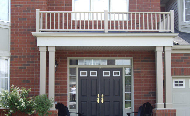 decorative window railing