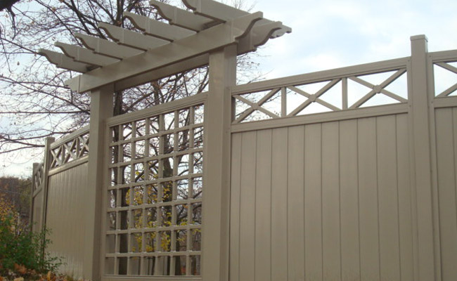 fence with lattice